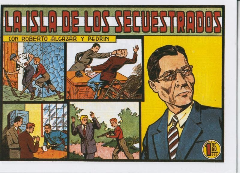 Roberto Alcazar y Pedrin facsimil numero 0314: La isla de los secuestrados