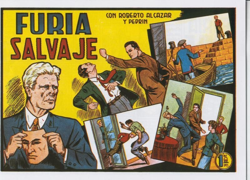 Roberto Alcazar y Pedrin facsimil numero 0310: Furia salvaje