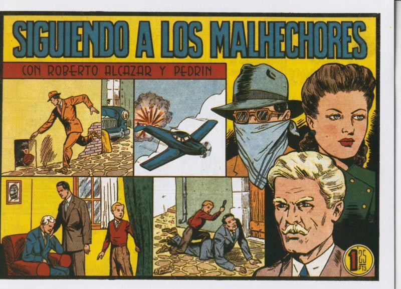 Roberto Alcazar y Pedrin facsimil numero 0309: Siguiendo a los malhechores