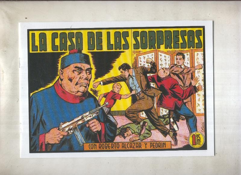 Roberto Alcazar y Pedrin facsimil numero 0296: la casa de las sorpresas