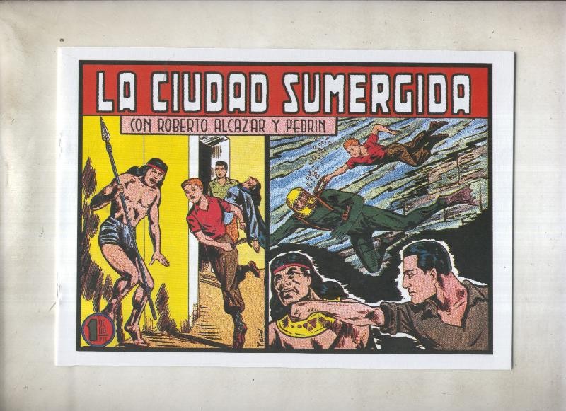 Roberto Alcazar y Pedrin facsimil numero 0292: La ciudad sumergida