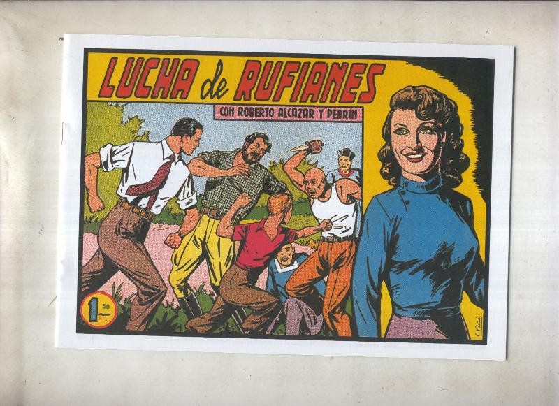 Roberto Alcazar y Pedrin facsimil numero 0288: Lucha de rufianes