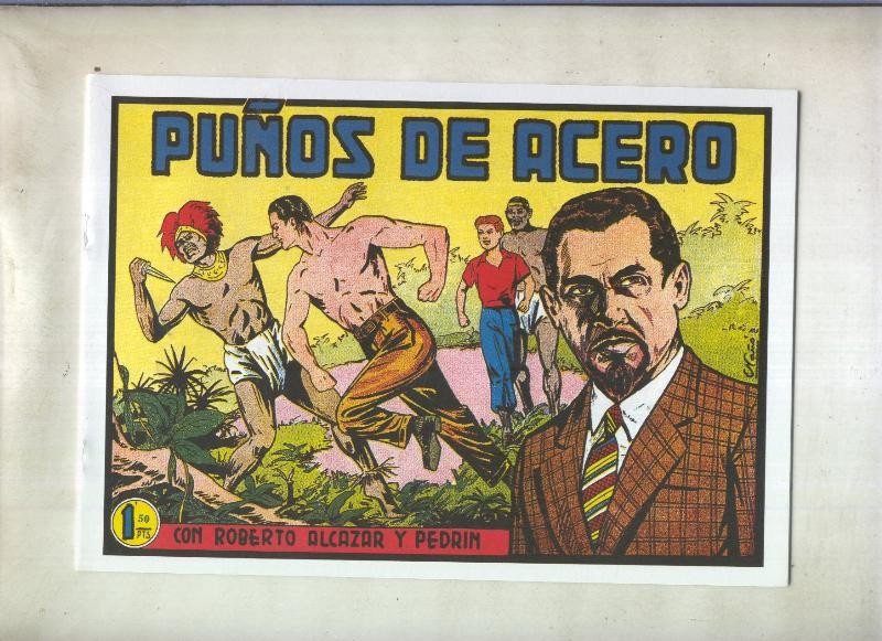 Roberto Alcazar y Pedrin facsimil numero 0282: Puños de acero