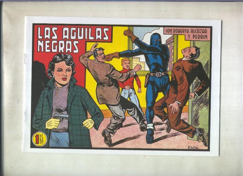 Roberto Alcazar y Pedrin facsimil numero 0280: las aguilas negras