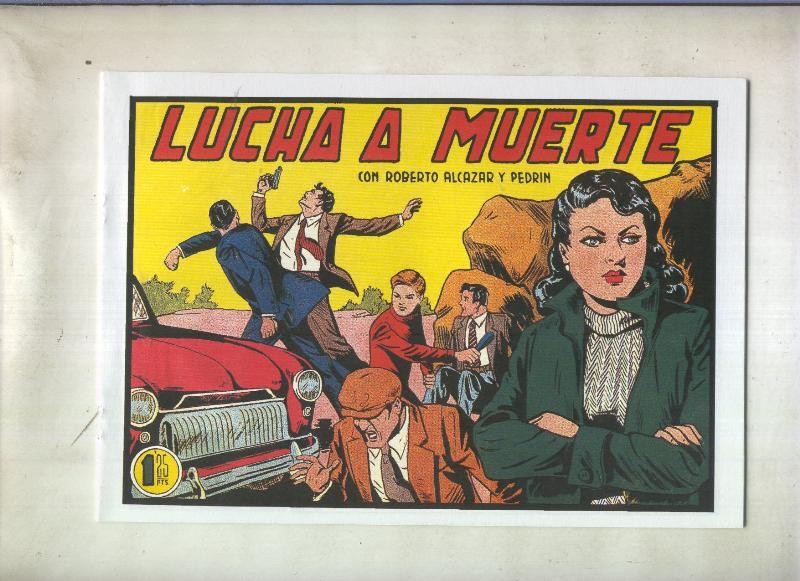 Roberto Alcazar y Pedrin facsimil numero 0279: Lucha a muerte