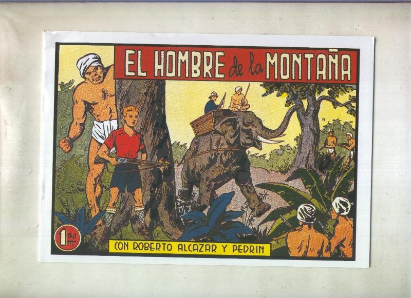Roberto Alcazar y Pedrin facsimil numero 0271: El hombre de la montaña