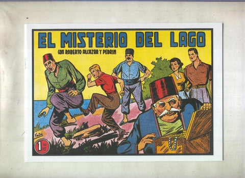 Roberto Alcazar y Pedrin facsimil numero 0266: El misterio del lago