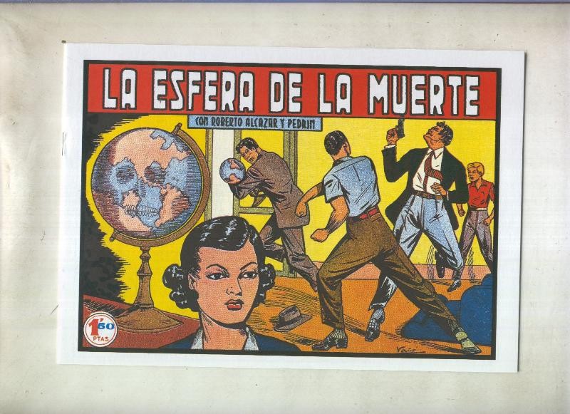 Roberto Alcazar y Pedrin facsimil numero 0264: La esfera de la muerte