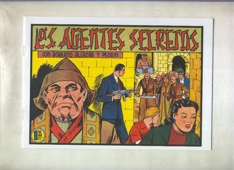Roberto Alcazar y Pedrin facsimil numero 0261: Los agentes secretos