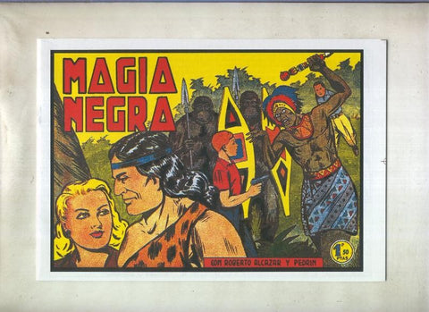 Roberto Alcazar y Pedrin facsimil numero 0254: Magia negra
