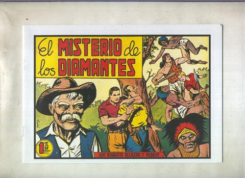 Roberto Alcazar y Pedrin facsimil numero 0253: El misterio de los diamantes