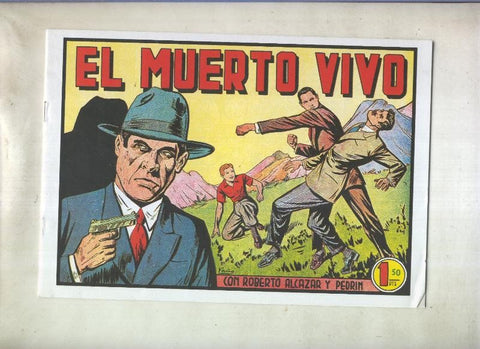 Roberto Alcazar y Pedrin facsimil numero 0247: El muerto vivo