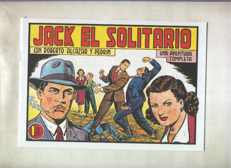Roberto Alcazar y Pedrin facsimil numero 0242: Jack el solitario