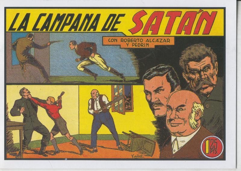 Roberto Alcazar y Pedrin facsimil numero 0144: La campana de Satan
