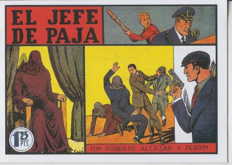 Roberto Alcazar y Pedrin facsimil numero 0134: El jefe de paja