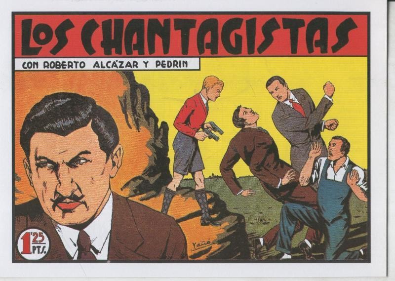 Roberto Alcazar y Pedrin facsimil numero 0132: Los chantagistas