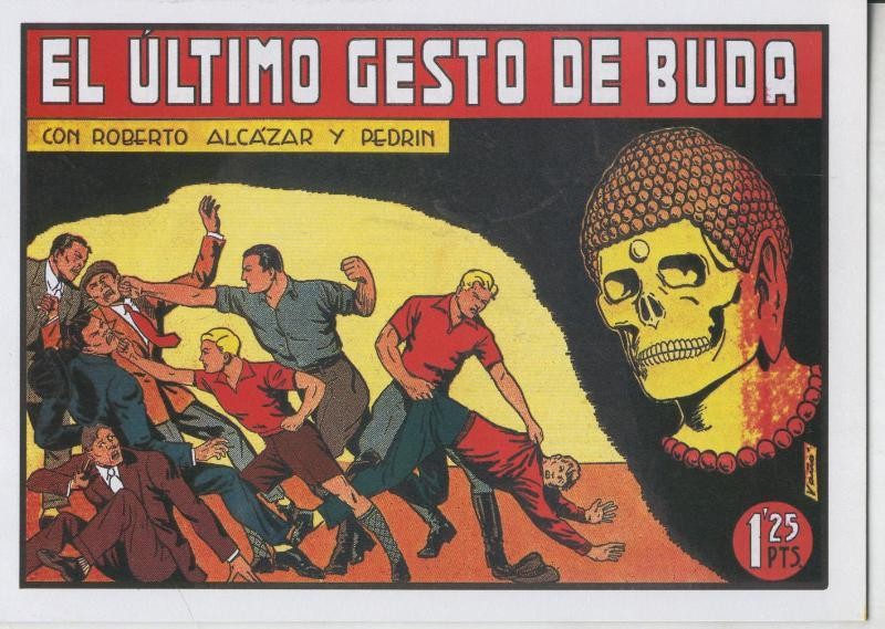 Roberto Alcazar y Pedrin facsimil numero 0128: El ultimo gesto de Buda