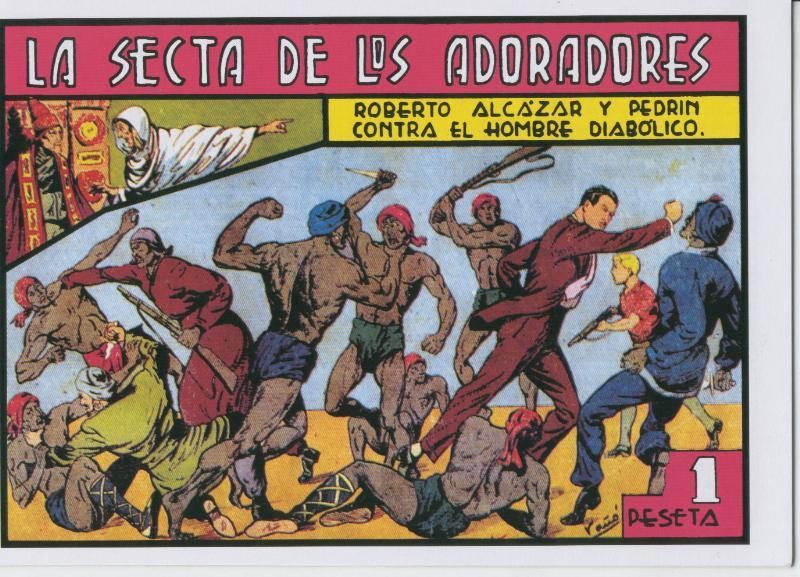 Roberto Alcazar y Pedrin facsimil numero 0117: La secta de los adoradores