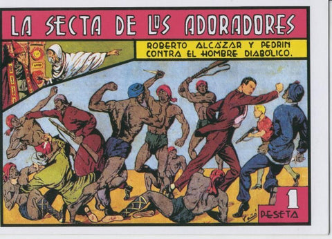 Roberto Alcazar y Pedrin facsimil numero 0117: La secta de los adoradores