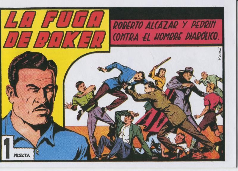 Roberto Alcazar y Pedrin facsimil numero 0106: La fuga de Baker