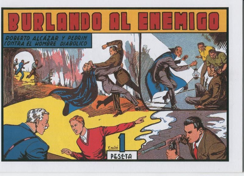 Roberto Alcazar y Pedrin facsimil numero 0101: Burlando al enemigo