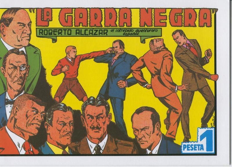 Roberto Alcazar y Pedrin facsimil numero 0092: la garra negra