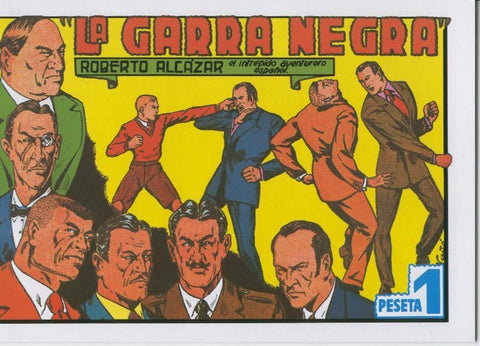 Roberto Alcazar y Pedrin facsimil numero 0092: la garra negra