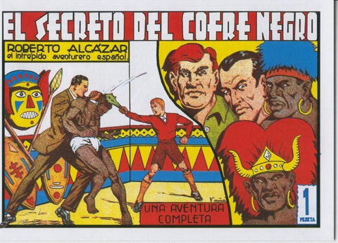 Roberto Alcazar y Pedrin facsimil numero 0089: El secreto del cofre negro