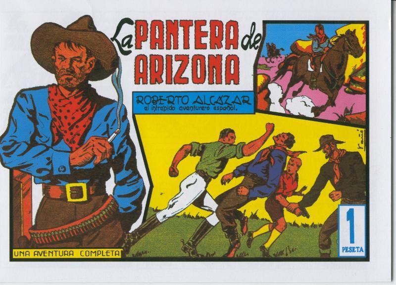 Roberto Alcazar y Pedrin facsimil numero 0088: La pantera de Arizona