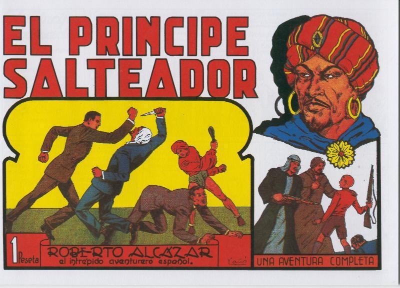 Roberto Alcazar y Pedrin facsimil numero 0085: El principe salteador