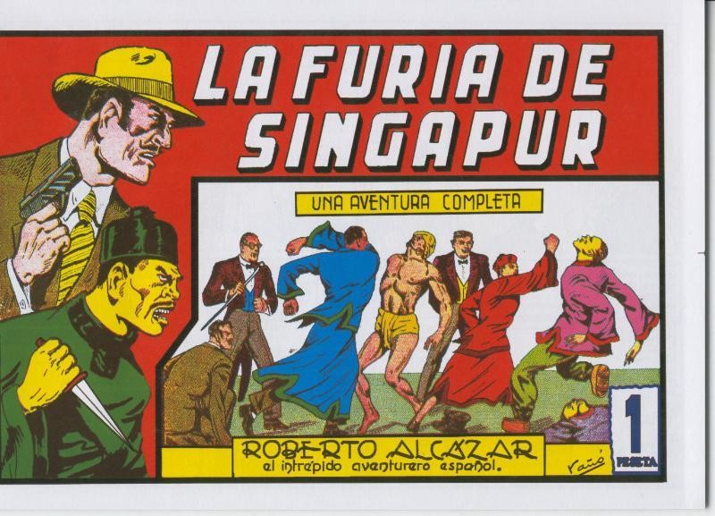 Roberto Alcazar y Pedrin facsimil numero 0083: La furia de Singapur