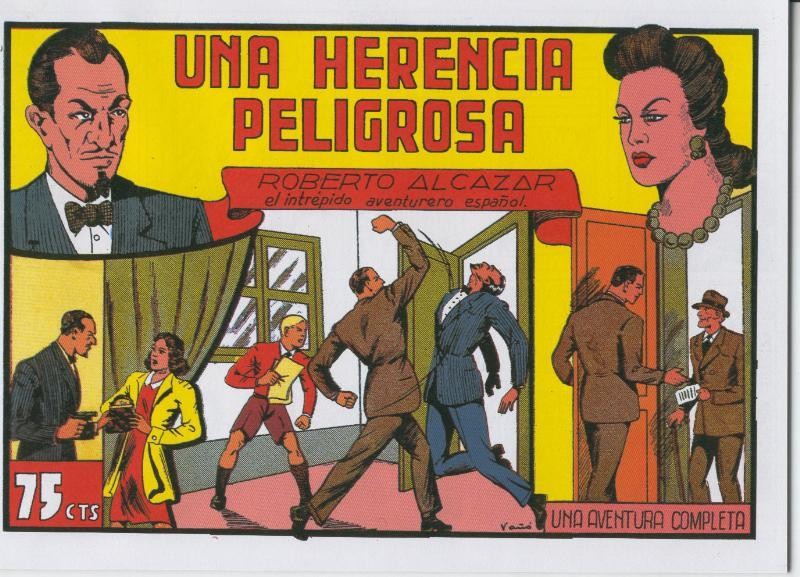 Roberto Alcazar y Pedrin facsimil numero 0074: Una herencia peligrosa