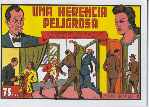 Roberto Alcazar y Pedrin facsimil numero 0074: Una herencia peligrosa