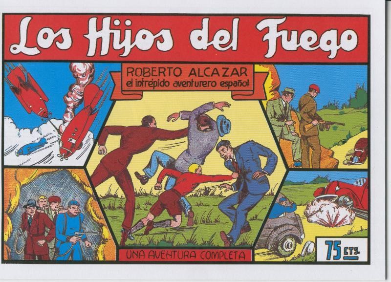 Roberto Alcazar y Pedrin facsimil numero 0067: Los hijos del fuego