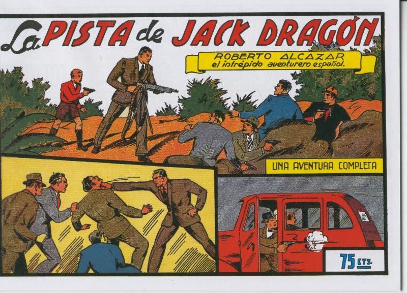 Roberto Alcazar y Pedrin facsimil numero 0056: La pista de Jack Dragon