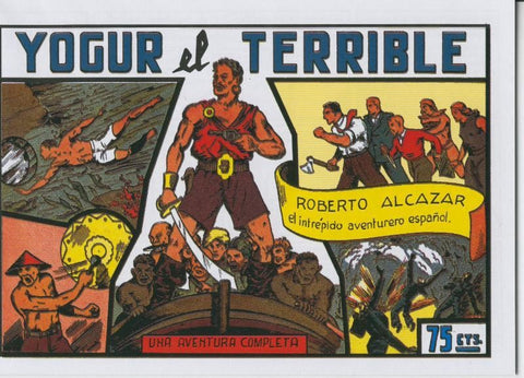 Roberto Alcazar y Pedrin facsimil numero 0055: Yogur el terrible