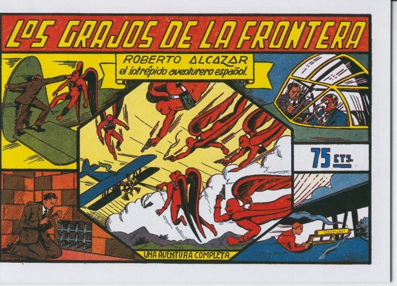 Roberto Alcazar y Pedrin facsimil numero 0053: Los grajos de la frontera
