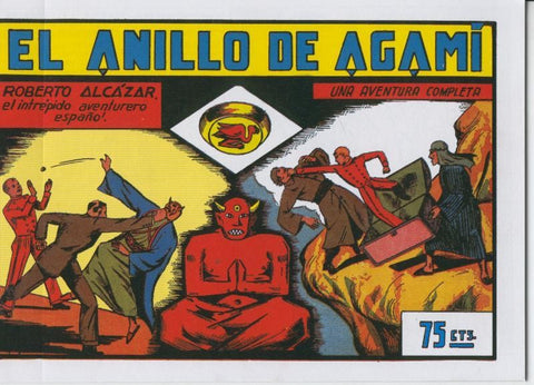 Roberto Alcazar y Pedrin facsimil numero 0051: El anillo de Agami