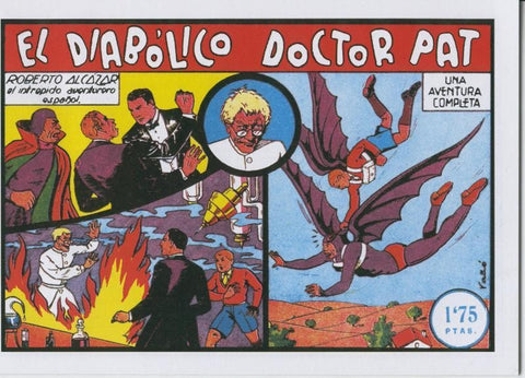 Roberto Alcazar y Pedrin facsimil numero 0040: El diabolico doctor Pat
