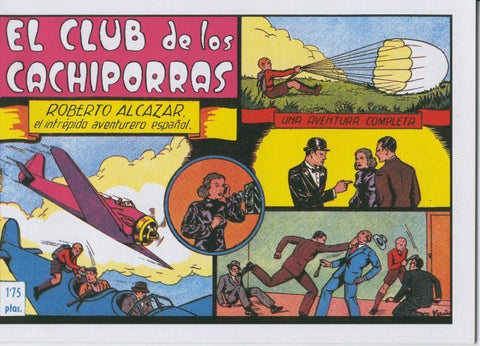 Roberto Alcazar y Pedrin facsimil numero 0034: El club de los cachiporras