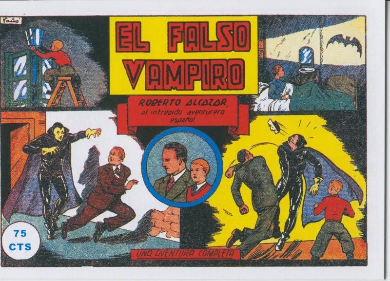 Roberto Alcazar y Pedrin facsimil numero 0030: El falso vampiro