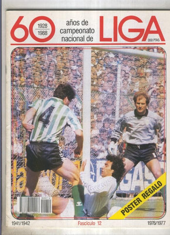 60 años de campeonato nacional de Liga 1928-1988 fasciculo numero 12
