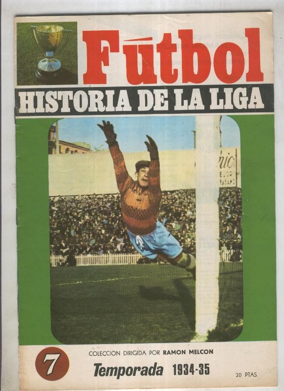 Futbol historia de la liga fasciculo numero 07: Temporada 1934-35
