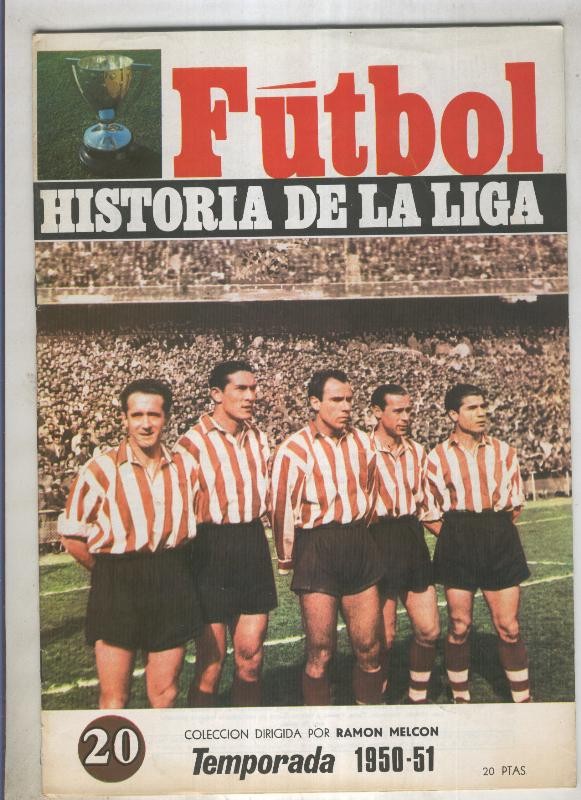 Futbol historia de la liga fasciculo numero 20: Temporada 1950-51