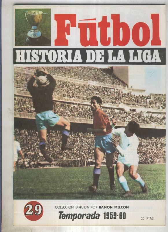 Futbol historia de la liga fasciculo numero 29: Temporada 1959-60