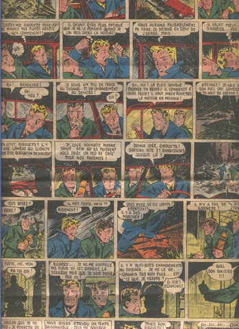 Suplemento comic diario frances (numerado 1 en trasera)