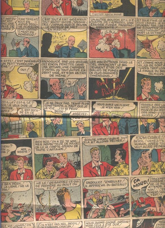 Suplemento comic diario frances (numerado 2 en trasera)