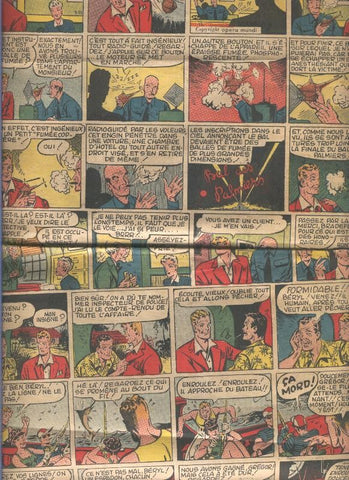 Suplemento comic diario frances (numerado 2 en trasera)