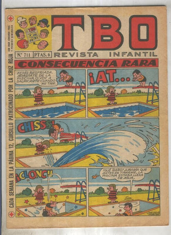 TBO numero 711: Consecuencia rara (Salvador Mestre), (numerado 3 en trasera)