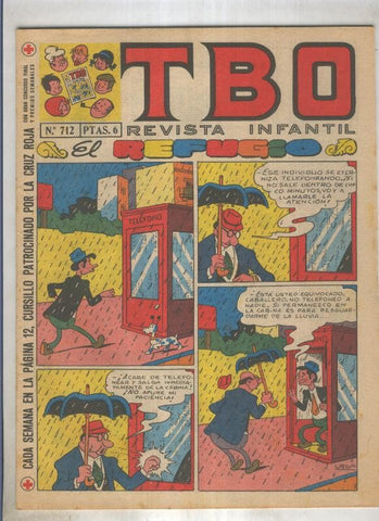 TBO numero 712: El refugio (Urda), (numerado 1 en trasera)